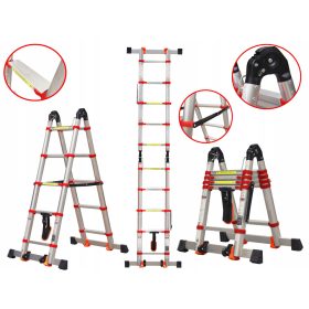 Drabina Kp Tools Professional 4,2 m aluminij 10