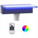 Vodni slap z RGB LED osvetlitvijo, akrilna dekoracija za ribnike in bazene