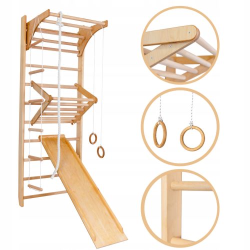 Drabinka gimnastična za vaje NaturalWood 220cm