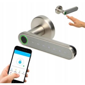   Elektronska ključavnica za notranja vrata Orno, kombinacija kodne ključavnice in bralnika prstnih odtisov