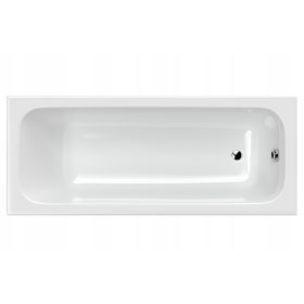   Laminart Bell pravokotna akrilna kad, stranski odtok, 140 x 70 cm