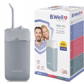 B.Well PRO-913 brezžični irigator za popotnike, siv