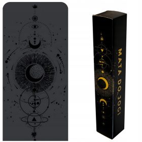   AROBNA PREMIUM JOGA PODLOGA, IZ PU GUME, Z LUNINIM VZORCEM, ZA PREPREČEVANJE DRSENJA