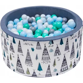 Suhi bazen z žogami Welox® 90x40cm 200 žog