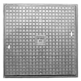 Pokrov Septični jašek Vodnjak 400 KVADRATNI LITOŽELEZNI