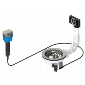 Odtok za korita s premerom odprtine 90 mm z regulacijo