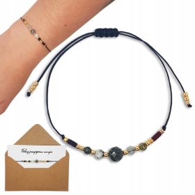 Zapestnica Zodiakalni znak RAK - Naravni kamni - Regulirana