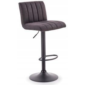 Hoker Krzesło Barowe Ekoskóra H-89 Ciemno Siva 108 cm