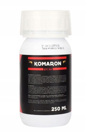 Slovenian Name: Močno sredstvo proti komarjem in klopom Komaron Forte 250 ml

SEO-Optimized Description:
Močno sredstvo proti komarjem in klopom Komaron Forte je učinkovit koncentrat za odpravljanje n
