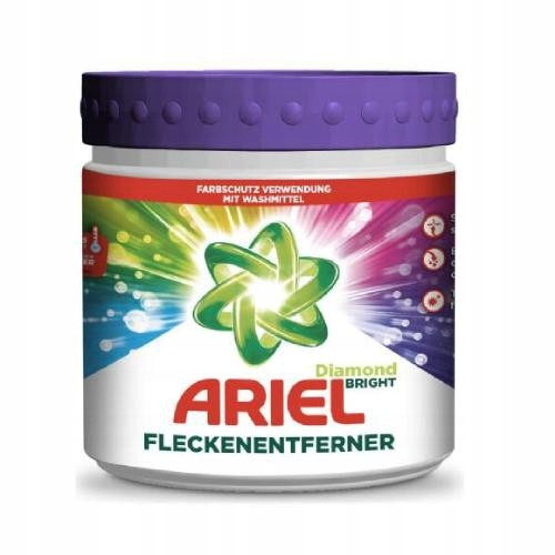 ARIEL Odstranjevalec madežev za barvne tkanine, 500g pločevinka