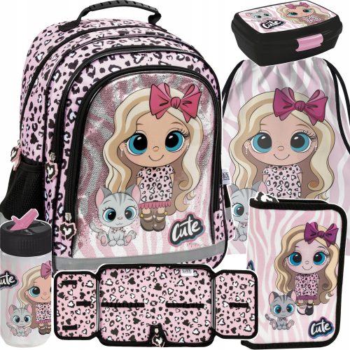 Prikupi zdaj na allegro.si za 174,00 € - 5v1 SET ŠOLSKI NAHRBTNIK ZA DEKLICE CUTE FRIENDS. Zagotovite radost in varnost nakupa s programom Zaščite kupcev!