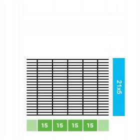 MREŽA ZA GOZDNO OGRAJO 100/21/15 L + SKOBLE 50m