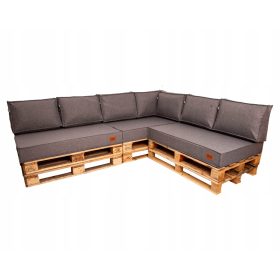   Garden Cushion Set for 7 People FOAM SET for Pallets 3x 120x65x15