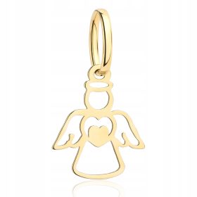 ANGELSKO SRCE OBESKA IZ ZLATA 585
