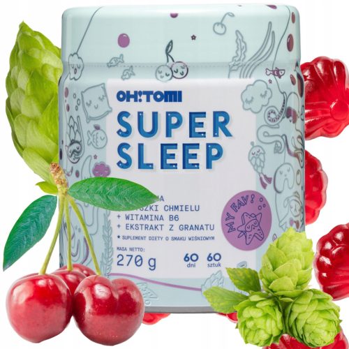 OH! Tomi Super Sleep - Želki z Melatoninom za Mirno Noč in Zdrav Spanec
