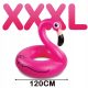 Napihljiv flamingo XXL plavalna vzmetnica 120 cm