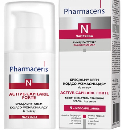 Pharmaceris N Active-Capilaril Krema za kožo z rozaceo