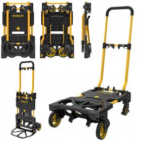   Zložljiv transportni voziček Stanley s platformo 120 kg nosilnosti