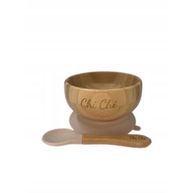 Bambusova otroška posoda CHI CHI s priseskom