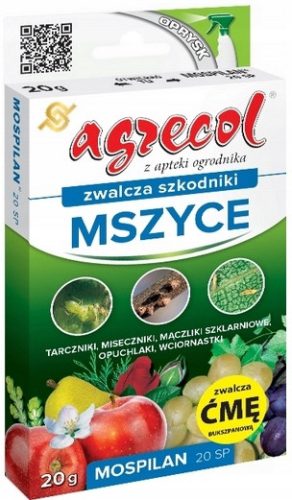 Agrecol Mospilan 20 SP 2105 za luskaste uši in pušpanove molje 20 g