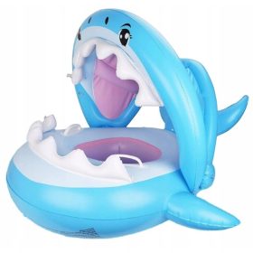 Plavajoča vzmetnica z nadstreškom za morskega psa