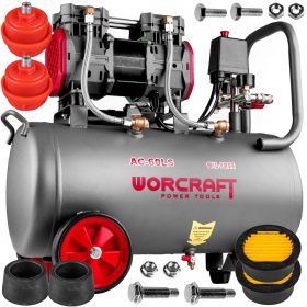 Kompresor brez olja Worcraft AC-60LS 50 l 8 bar