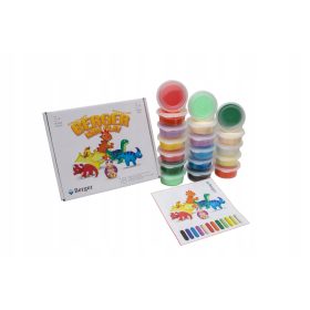 B-CLAY MODELIRNA GLINA ZA OTROKE DINOSAVRI 18 POSOD 500 g