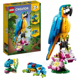   LEGO Kreativni Ustvarjalec 3 v 1 31136 Eksotični papagaj 3v1