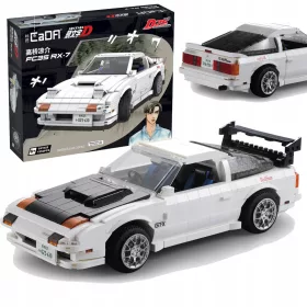 Cada gradbeni set bela Mazda RX-7 manga Initial-D 1552 kosov