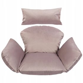   Blazina za viseči stol Cocoon Set Velvet Brudno Roza 47 x 54 x 10 cm