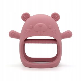  CHI CHI grizalo, silikon, odtenki rjave in bež