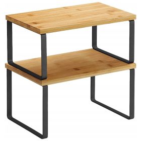    Organizator police za začimbe Knjižna omara 2 kosa Songmics