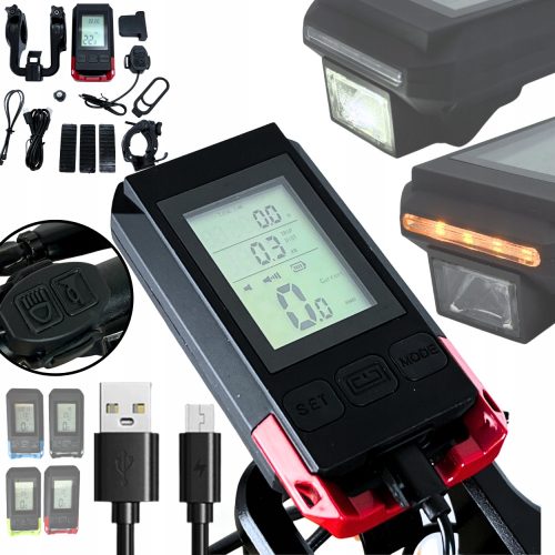 Kolesarska svetilka z LED-om Przód + Tył 1000 lm 2023 s polnilno baterijo