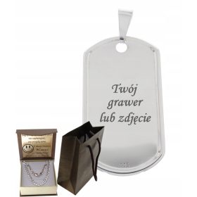  SREBRNI OBESEK Z PASJO ZVEZKO 925 BREZPLAČNO GRAVIRANJE