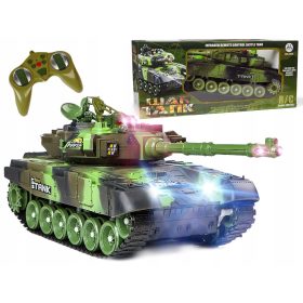 Zeleni vojaški tank na daljinsko vodenje War Tank 9993