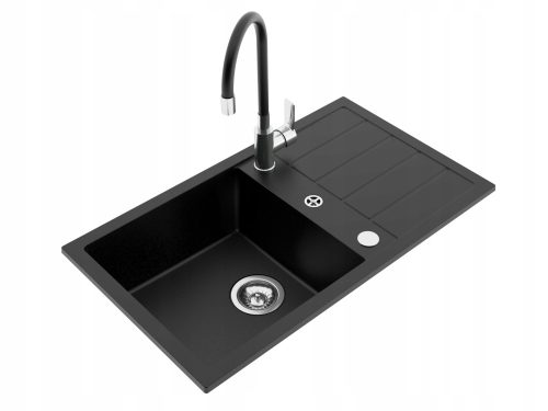 Pomivalno korito Granit EMPORIO 1K44 s pipo YORK