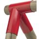 Okrogli povezovalnik za gugalnico KBT 100/80 mm, turkizna