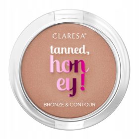    Stiskani bronzer Claresa Tanned, Honey! 13 Svetleč zaključek z delci 13 g