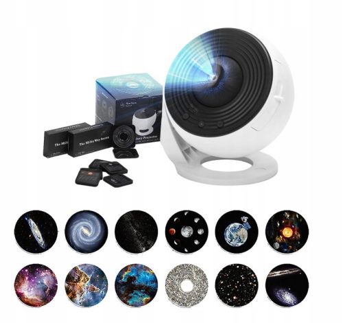 Zvezdni projektor nočna lučka 13x USB planet