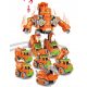 AVTO KONSTRUKTOR TRANSFORMER 5v1 XXL Z LED LUČKAMI