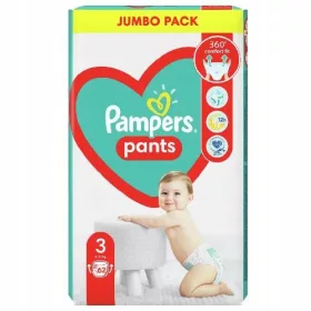 Pampers Hlačke plenice Velikost 3 62 kosov