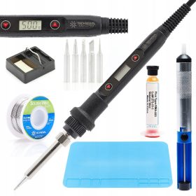   Mocna in precizna lutkovna postaja Techrebal ”Black cowboy” TBC80W z LCD zaslonom 80W