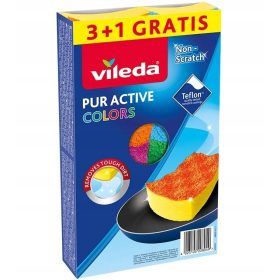 Vileda Pur Active Colors Set 4 kosov različnih barv