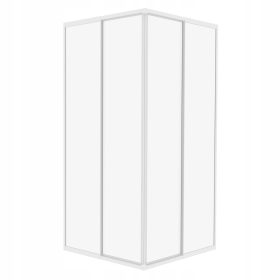 Tuš kabina KFA Armatura dvokrilna, drsna 80 x 80 cm