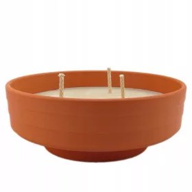 Velika keramična sveča, tradicionalna retro glina, 24c