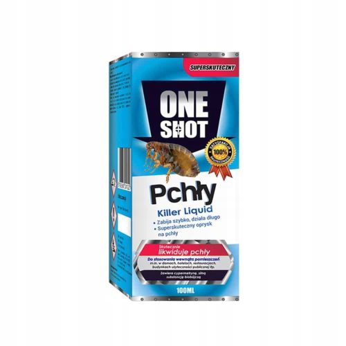 One Shot Tekočina za uničevanje bolh 0,3 kg 100 ml