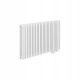 Horizontalni dekorativni radiator PO2 600x986mm bel