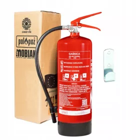   Gasilska naprava GP6x 6kg ABC s stojalom in obešalom, atestirana