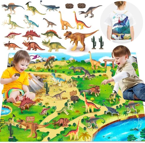 Dinozavri Set Figur 16 kosov + Podloga + Nahrbtnik