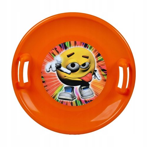 EMOJI ORANŽEN FANT ZA DRSANJE PO SNEGU